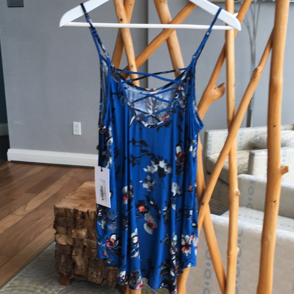 Lace-Up Back Dress Tank Top | NWT - FifteenTwenty
